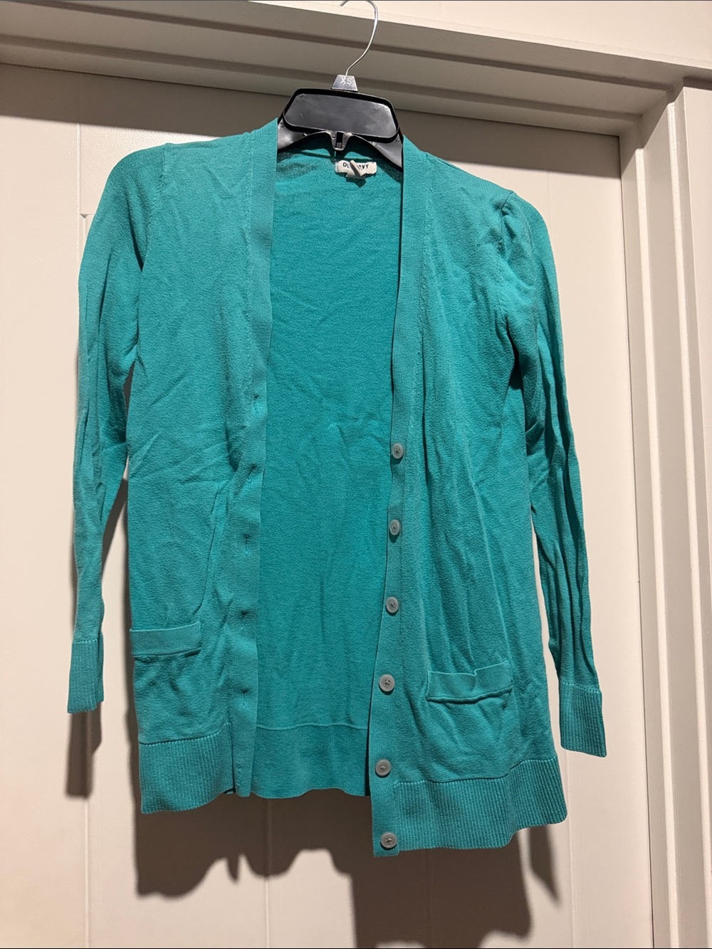 Old Navy Teal Button-Front Women's Cardigan